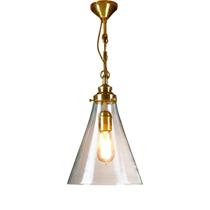 Buy Pendant Lights Australia Gadsden 1 Light Pendant Small Brass - ELPIM50191AB