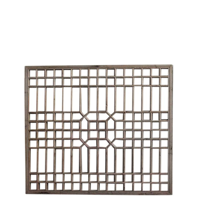 Gansu Pine Wood 130 Year Old Wooden Screen Natural - DA465