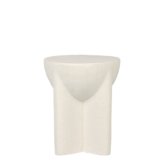 Vassili Outdoor Side Table Chalk White - MRDFUR106
