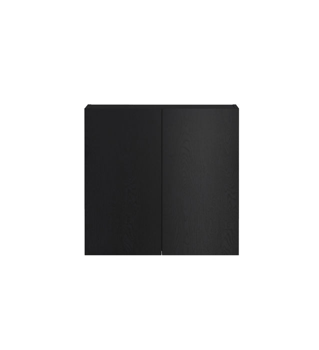Byron/Bondi Wall Cabinet Laundry Black Oak - LA-WCBY600B