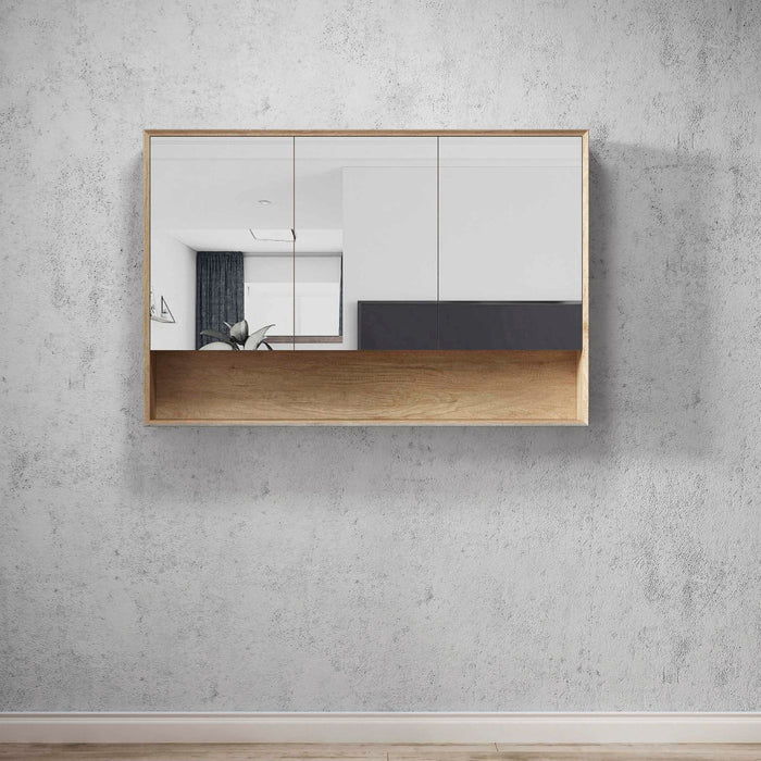 Byron Plywood Shaving Cabinet Natural Oak - BYSV1200N