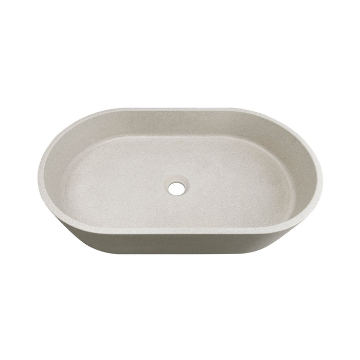 Clyton Oval Concrete Basin Sand - OT6035CONS
