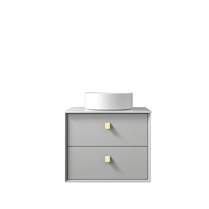 Boston 600mm Wall Hung Vanity Light Grey - BS600LG