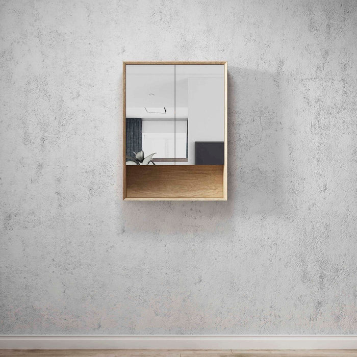 Byron Plywood Shaving Cabinet Natural Oak - BYSV600N