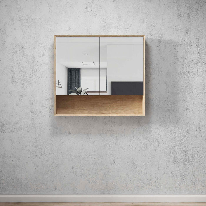 Byron Plywood Shaving Cabinet Natural Oak - BYSV900N