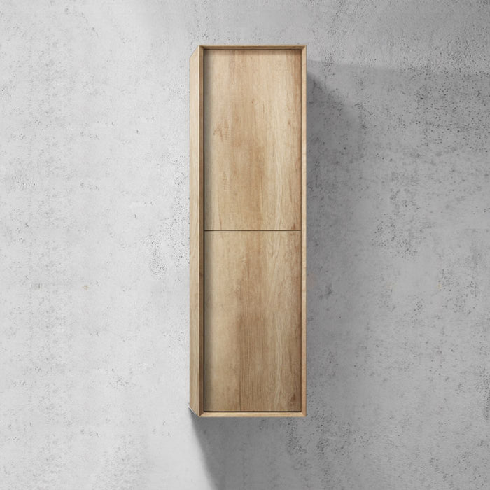 Byron Tall Boy Wall Hung Natural Oak - BYTB
