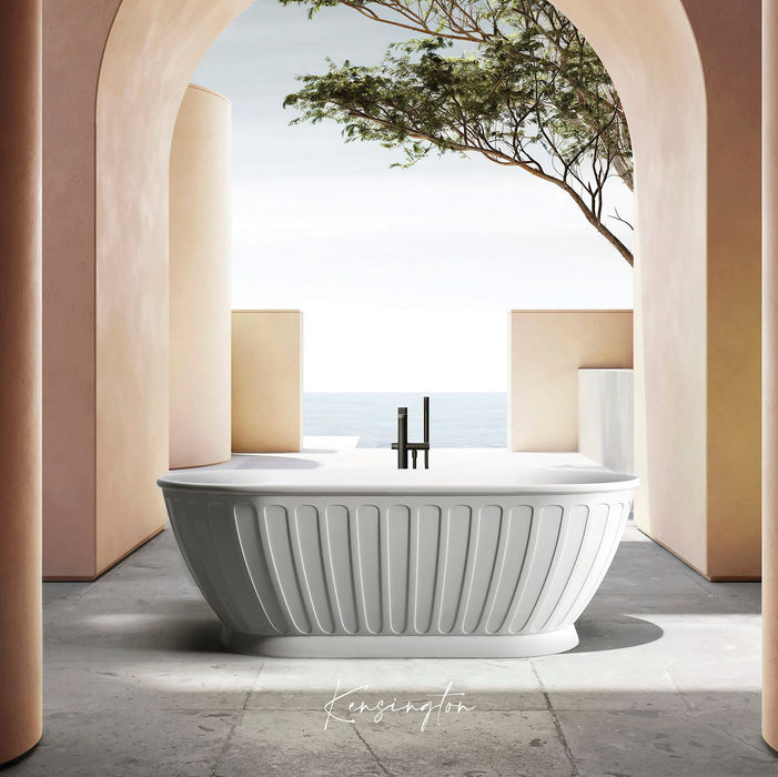 Kensington Acrylic Free Standing Bath Gloss White - AKBT-1500