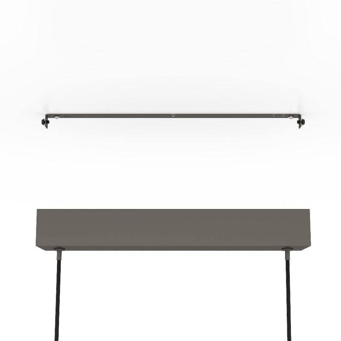 Buy Island Pendant Lights Australia Lisciana Island LED Pendant Light Wood / Grey Steel 3000K - 205743