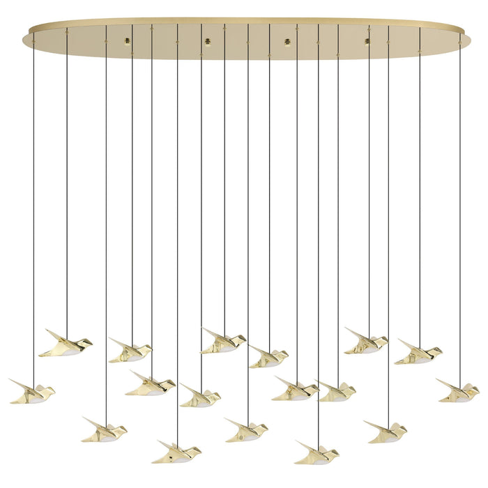 Paratebueno 1480mm Pendant Light Brass - 390399