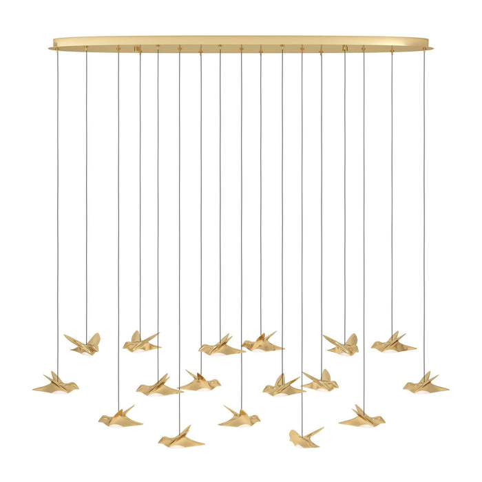 Paratebueno 1480mm Pendant Light Brass - 390399