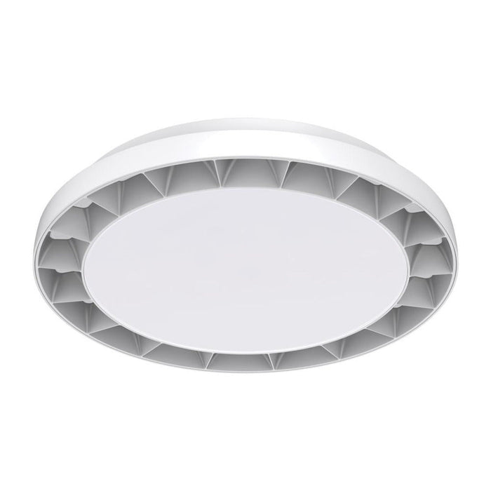Buy LED Oyster Lights Australia Gear Round LED Oyster Light White Polycarbonate 3CCT - 22672