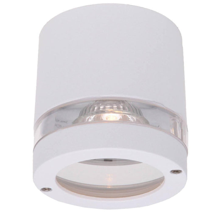 Buy Outdoor Close To Ceiling Lights Australia Focus 1 Light Outdoor Ceiling Light White - 874231