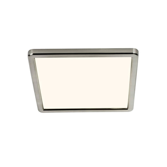Buy LED Oyster Lights Australia Oja 14.5W Dual Colour Square LED Oyster Light Brushed Nickel - 2015056155