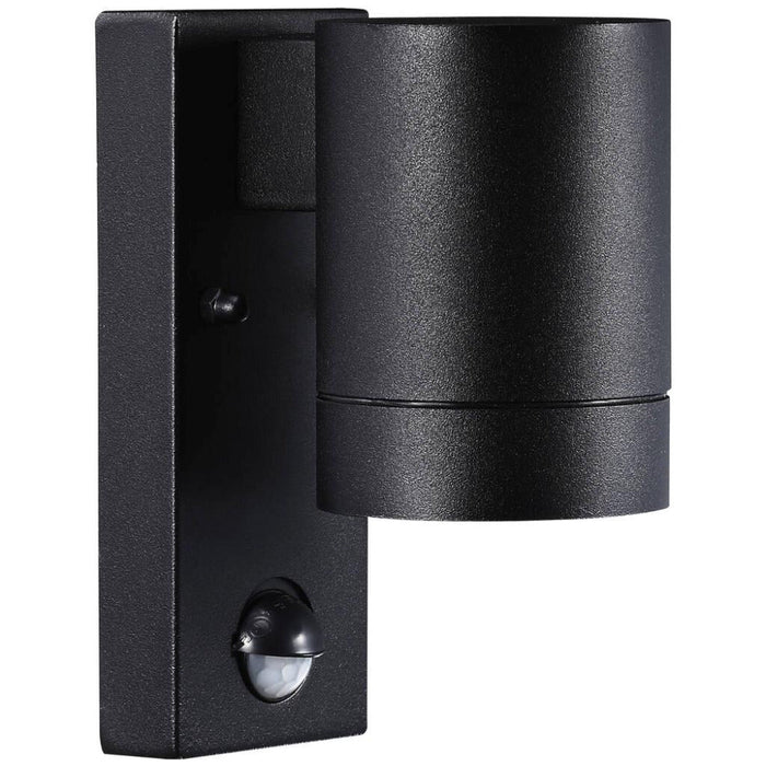 Buy Security Wall Lights Australia Tin Maxi Sensor 1 Light Wall Light Black - 21509103