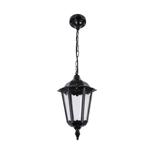 Buy Outdoor Pendant Lights Australia Chester Outdoor Pendant Light Black Aluminium - 14967