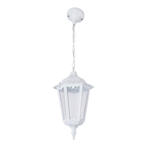 Buy Outdoor Pendant Lights Australia Chester Outdoor Pendant Light White Aluminium - 14971