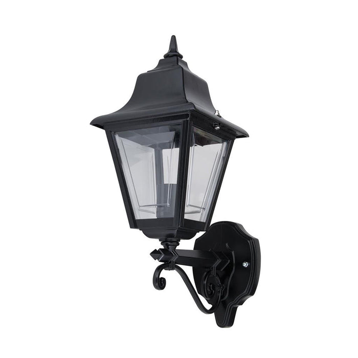 Buy Outdoor Wall Lanterns Australia Paris Outdoor Wall Lantern Up Bracket H450mm Black Aluminium - 15117