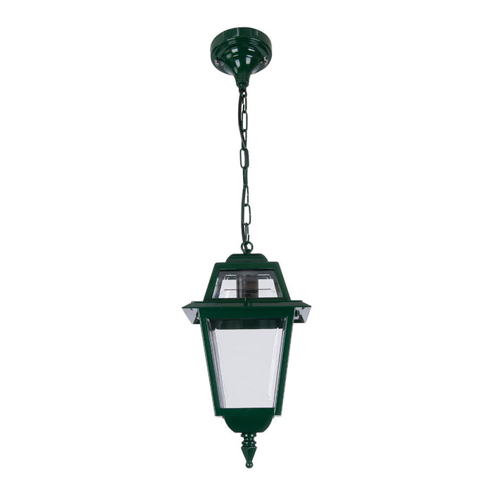 Buy Outdoor Pendant Lights Australia Avignon Outdoor Pendant Light H670mm Green Aluminium - 15191