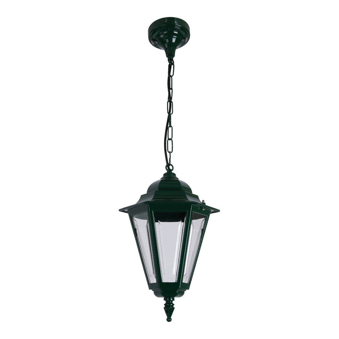 Buy Outdoor Pendant Lights Australia Turin Outdoor Pendant Light H780mm Green Aluminium - 15413