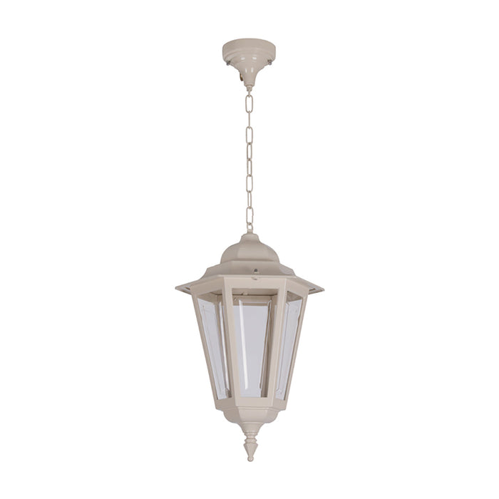 Buy Outdoor Pendant Lights Australia Turin Outdoor Pendant Light H800mm Beige Aluminium - 15500