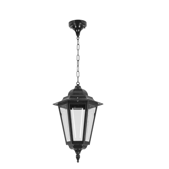 Buy Outdoor Pendant Lights Australia Turin Outdoor Pendant Light H800mm Black Aluminium - 15501