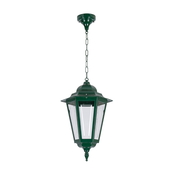 Buy Outdoor Pendant Lights Australia Turin Outdoor Pendant Light H800mm Green Aluminium - 15503