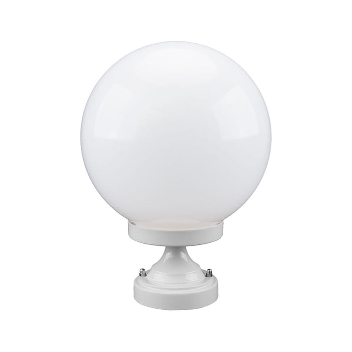 Buy Pillar & Pedestal Lights Australia Siena Small Pillar Light W250mm White Aluminium - 15547