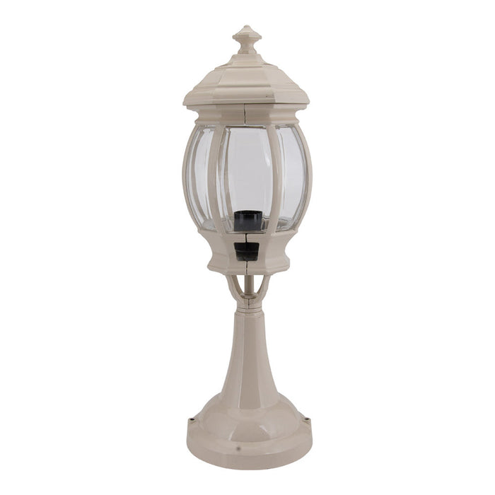 Buy Pillar & Pedestal Lights Australia Vienna Pillar & Pedestal Light Beige Aluminium - 15896