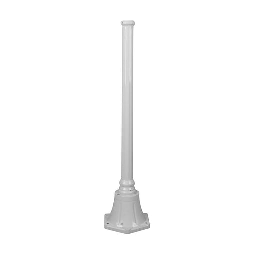 Buy Posts And Bases Australia GTA-222 Post H950mm White Aluminium - 16056