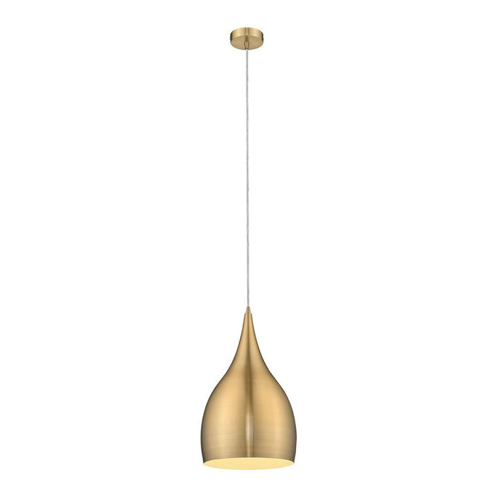 Buy Pendant Lights Australia Jade Pendant Light W245mm Brushed Brass Metal - 31417