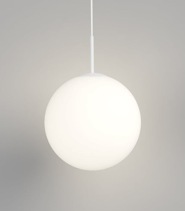 Orb 400mm Pendant Light Textured White - LR.i02.55.XL.WH