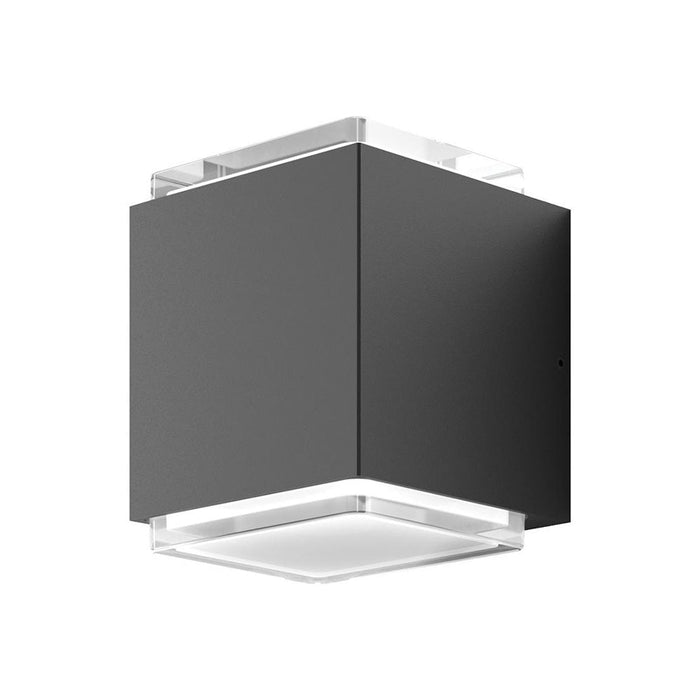 Buy Up / Down Wall Lights Australia Mojo Up & Down Wall 2 Lights Dark Grey Aluminium 3000K - 19672