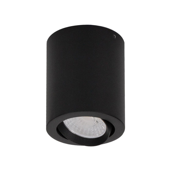 Buy Surface Mounted Downlights Australia Neo Surface Mounted Tilt Downlight 10W Black Aluminium 5000K - 21121