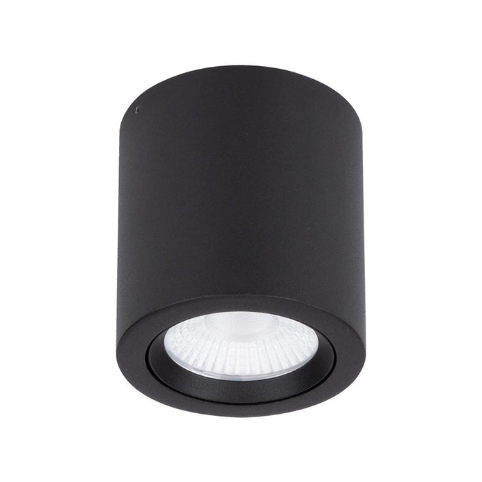 Buy Surface Mounted Downlights Australia Neo Surface Mounted Tilt Downlight 20W Black Aluminium 3000K - 21139