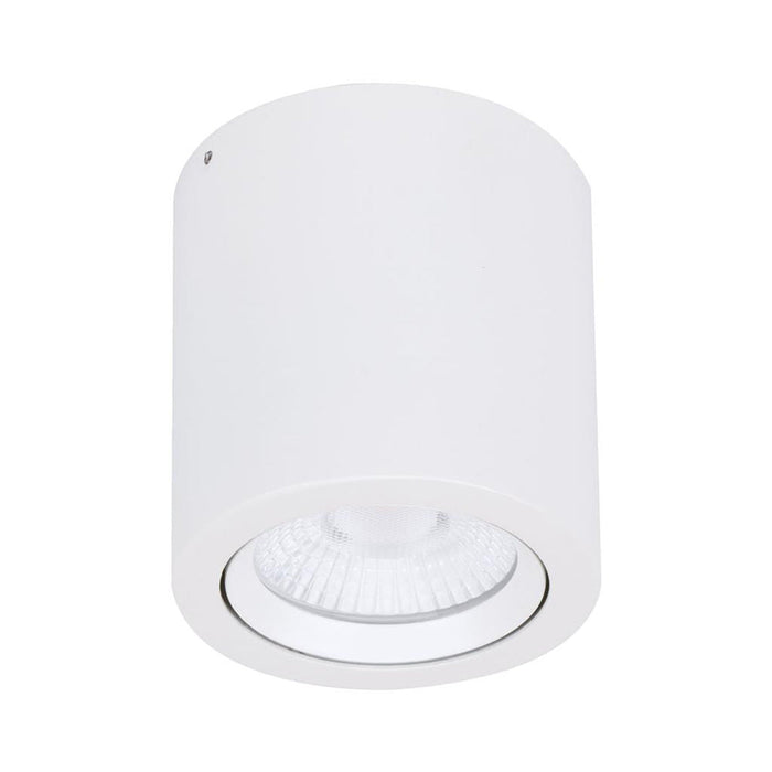 Buy Surface Mounted Downlights Australia Neo Surface Mounted Tilt Downlight 20W White Aluminium 3000K - 21151