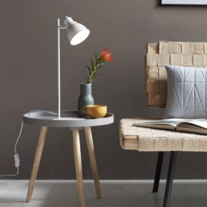 Buy Table Lamps Australia Mercer 1 Light Table Lamp White - 46665001