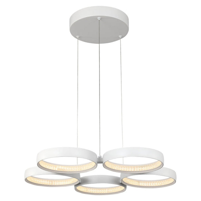 Buy Cluster Pendants Australia Olympus LED Cluster 5 Lights White 3CCT - OLYM5PLEDWHT