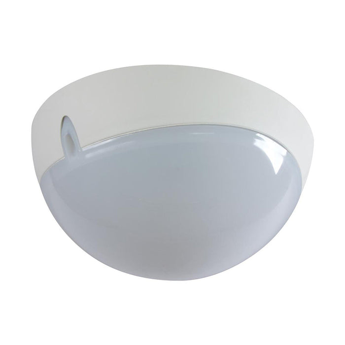 Buy Outdoor Close To Ceiling Lights Australia Polydome Outdoor Close To Ceiling Light W250mm White Polycarbonate - 18643