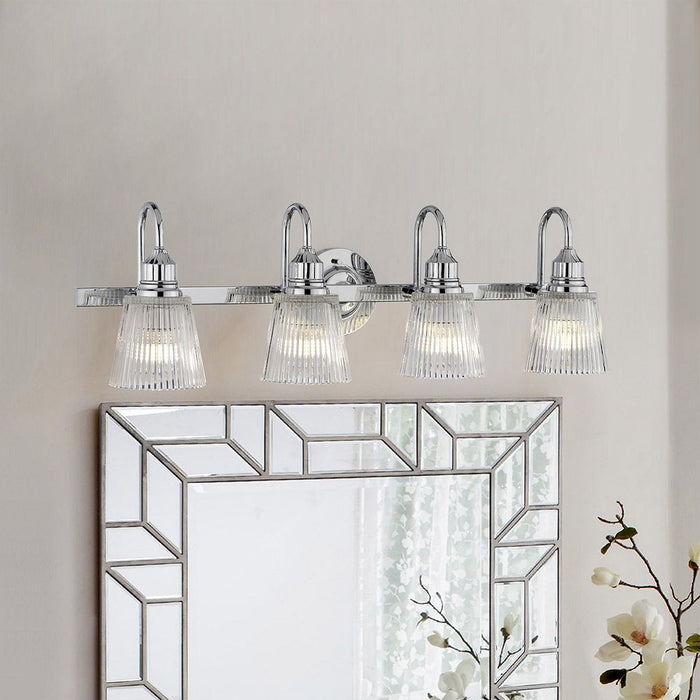 Addison Vanity 4 Light Polished Chrome - QN-ADDISON4-BATH