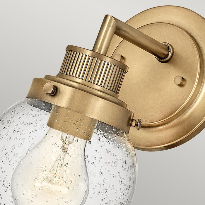 Poppy Vanity Light Heritage Brass - QN-POPPY1-HB-BATH