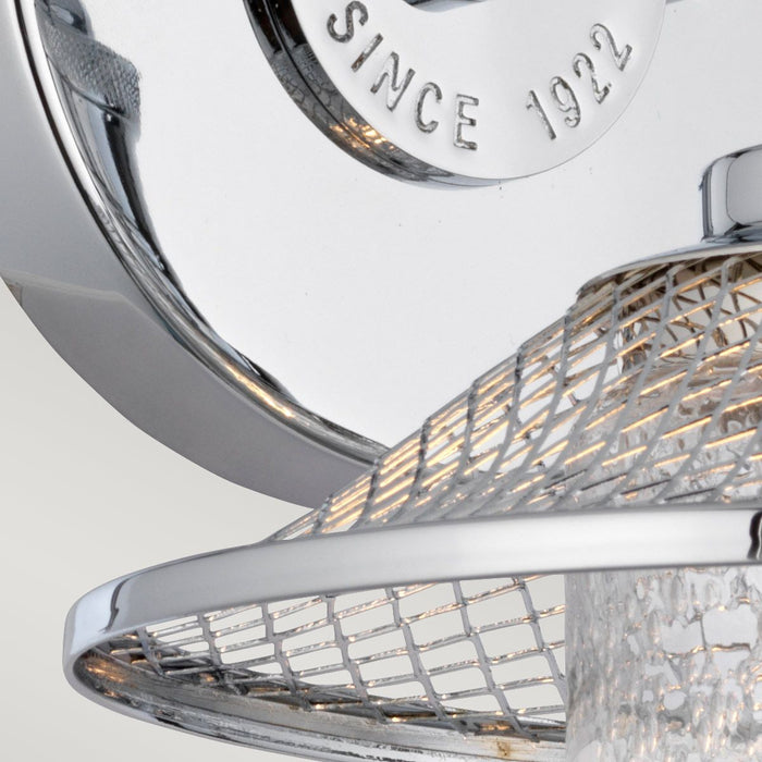 Rigby Vanity Light Polished Chrome - QN-RIGBY1-BATH-PC