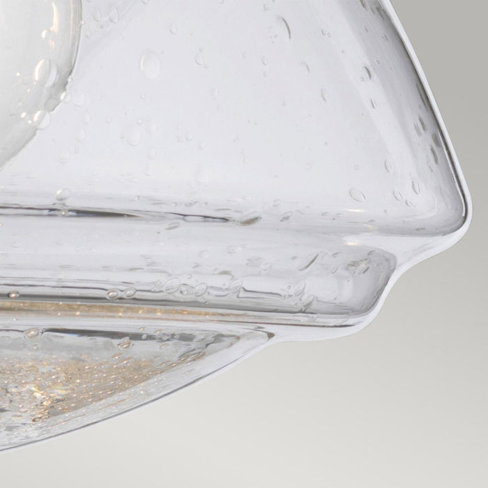 Scholar Vanity Light Polished Chrome & Clear - QN-SCHOLAR1