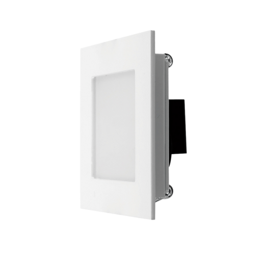 Buy Step Lights Australia BROOM S9311 Recessed LED Step Light Satin Nickel 12V 3W 3000K - S9311 SN