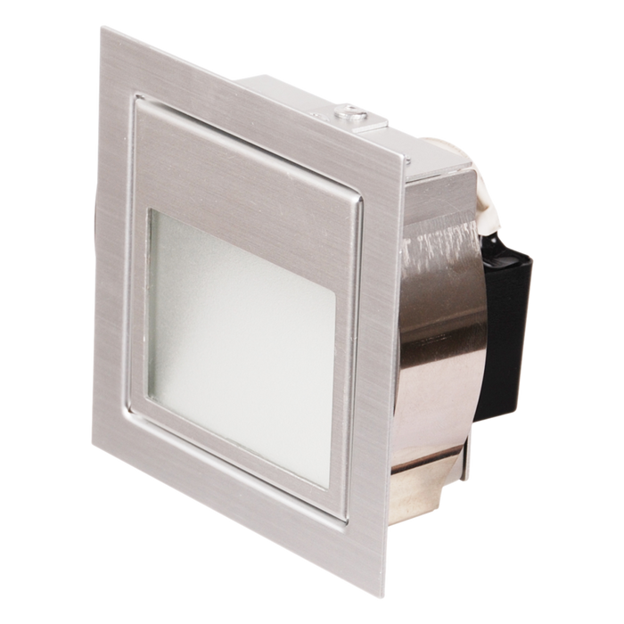 Buy Step Lights Australia LEEMAN S9318 Recessed LED Step Light Anodised Silver 12V 1.5W 3000K - S9318 AS