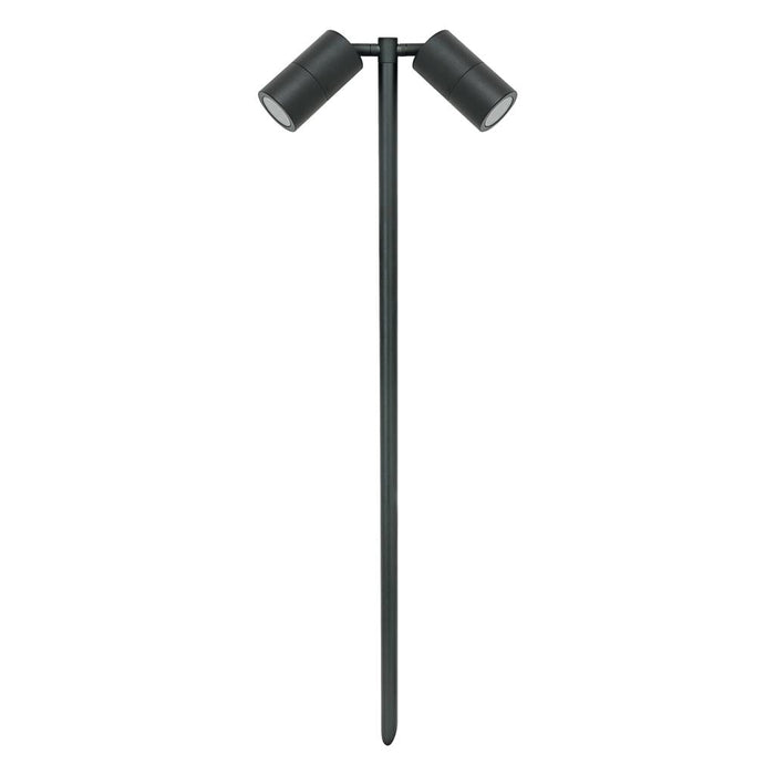 Buy Pathway Lights Australia Shadow Pathway 2 Lights Black Aluminium 12V TRI Colour - 49088