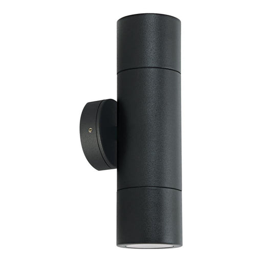 Buy Up / Down Wall Lights Australia Shadow Up & Down Wall 2 Lights Black Aluminium 3CCT - 49026