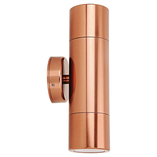 Buy Up / Down Wall Lights Australia Shadow Up & Down Wall 2 Lights Solid Copper 3CCT - 49029