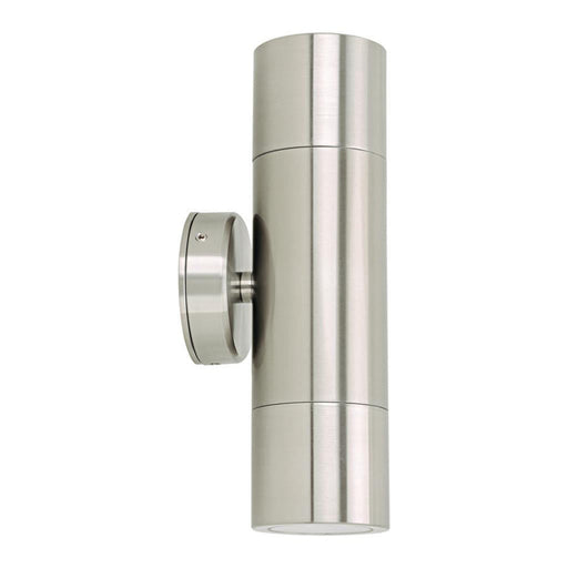 Buy Up / Down Wall Lights Australia Shadow Up & Down Wall 2 Lights Stainless Steel 3CCT - 49030