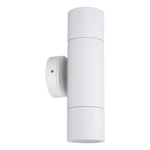 Buy Up / Down Wall Lights Australia Shadow Up & Down Wall 2 Lights White Aluminium 3CCT - 49027