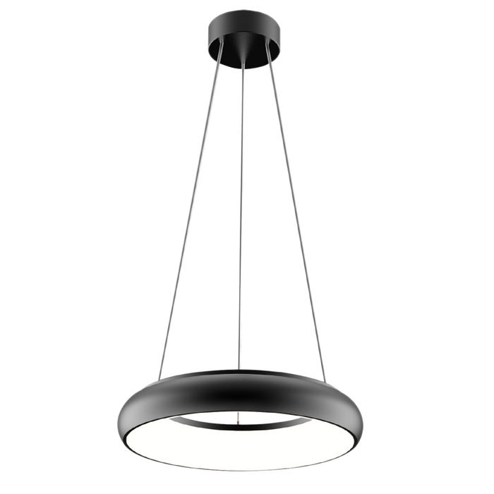 Buy LED Pendants Australia HALO SO3000 Dimmable Architectural LED Pendant Light Black 18W 4000K - SPL3000/30CW